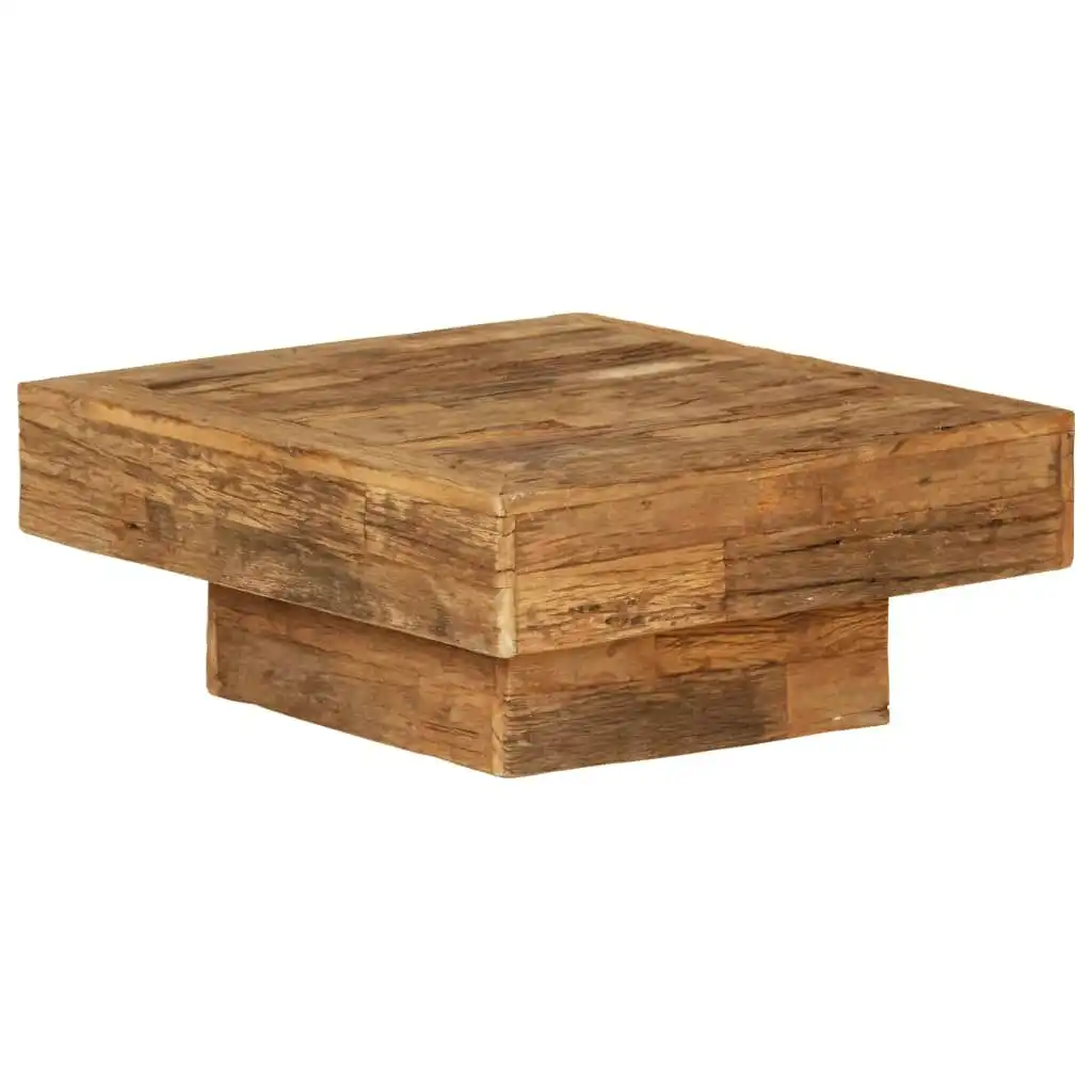 Coffee Table Solid Reclaimed Wood 70x70x30 cm 246420