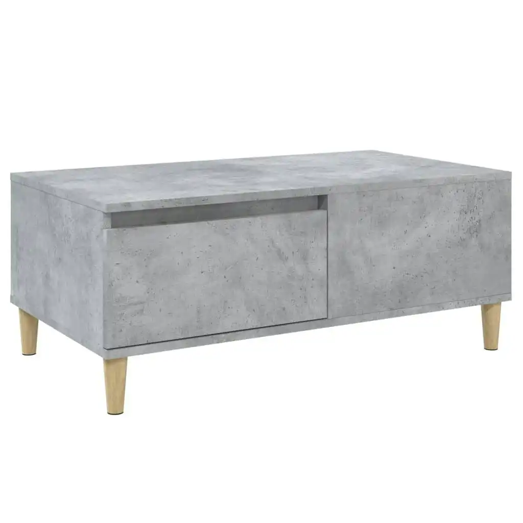 Coffee Table Concrete Grey 90x50x36.5 cm Engineered Wood 821112