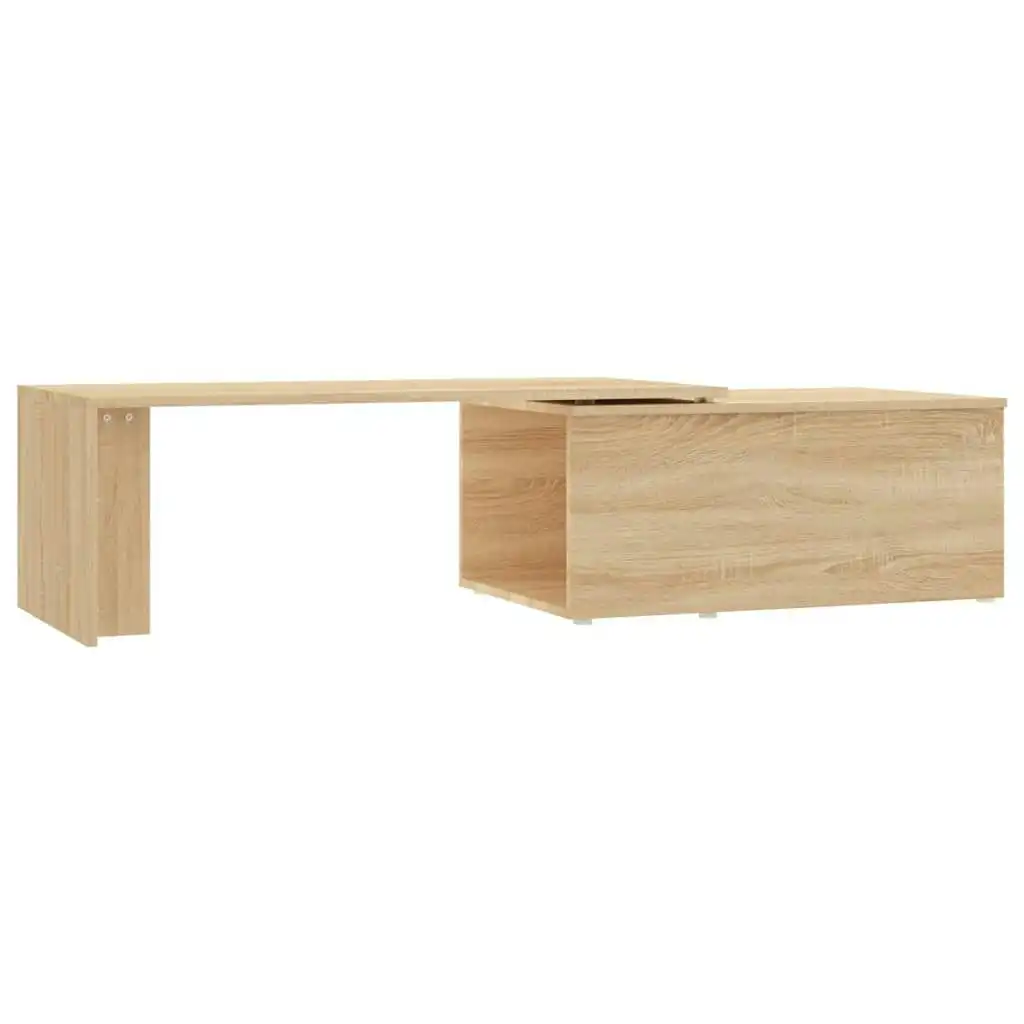 Coffee Table Sonoma Oak 150x50x35 cm Engineered Wood 801340