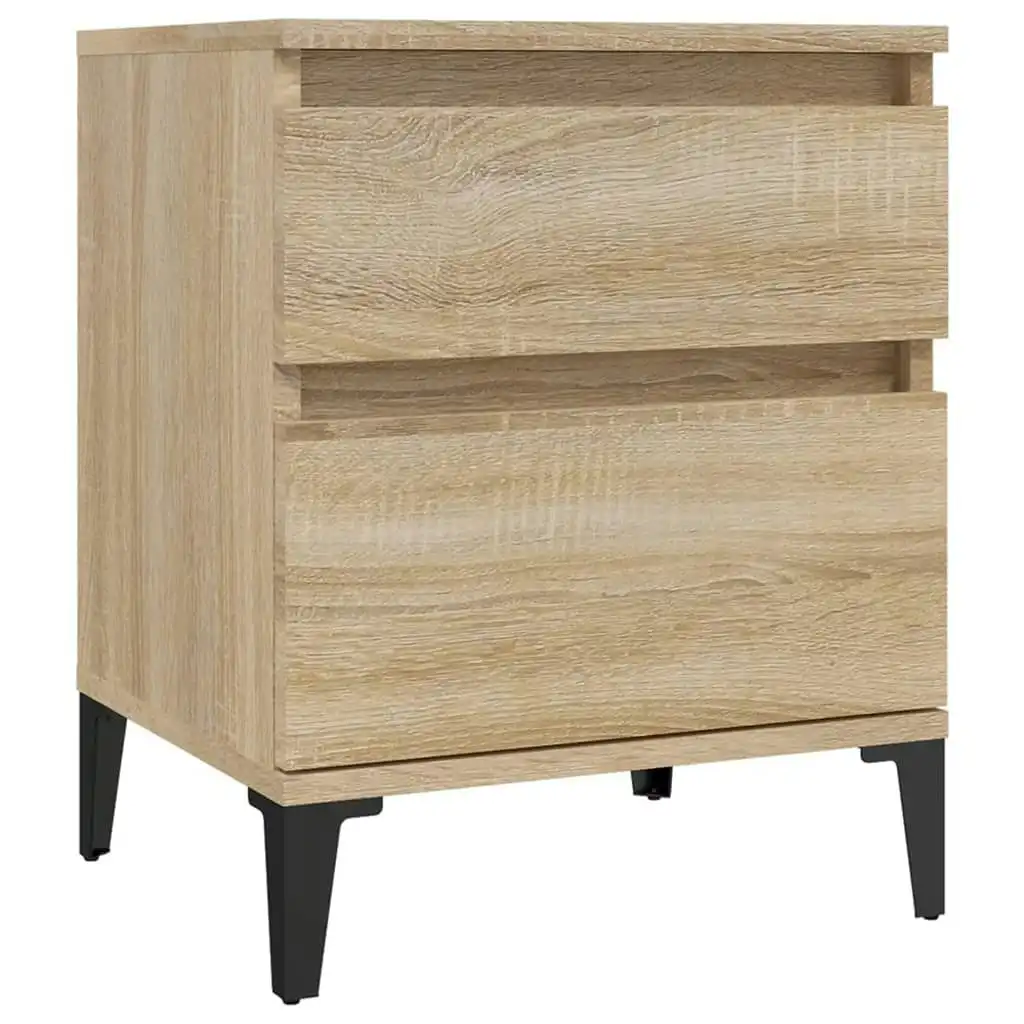 Bedside Cabinet Sonoma Oak 40x35x50 cm 821848