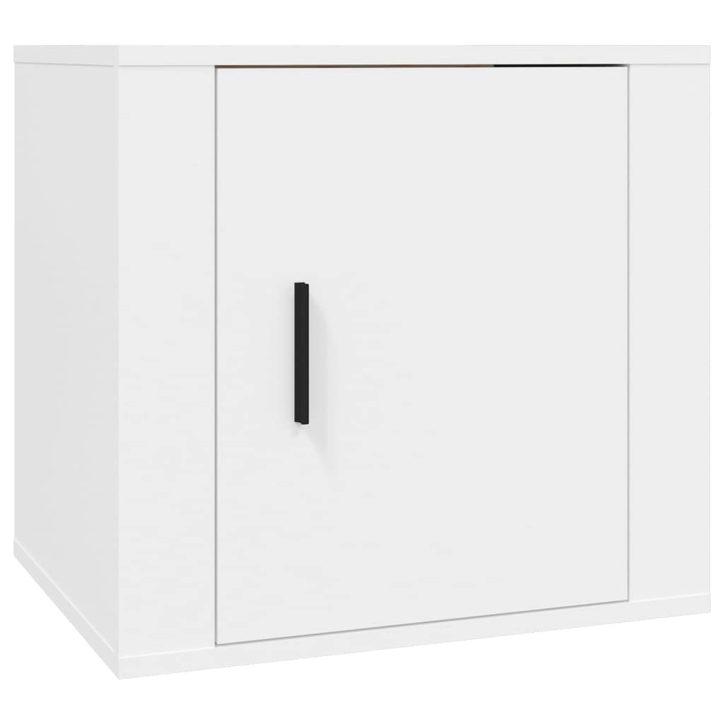 Bedside Cabinet White 50x39x47 cm 816688