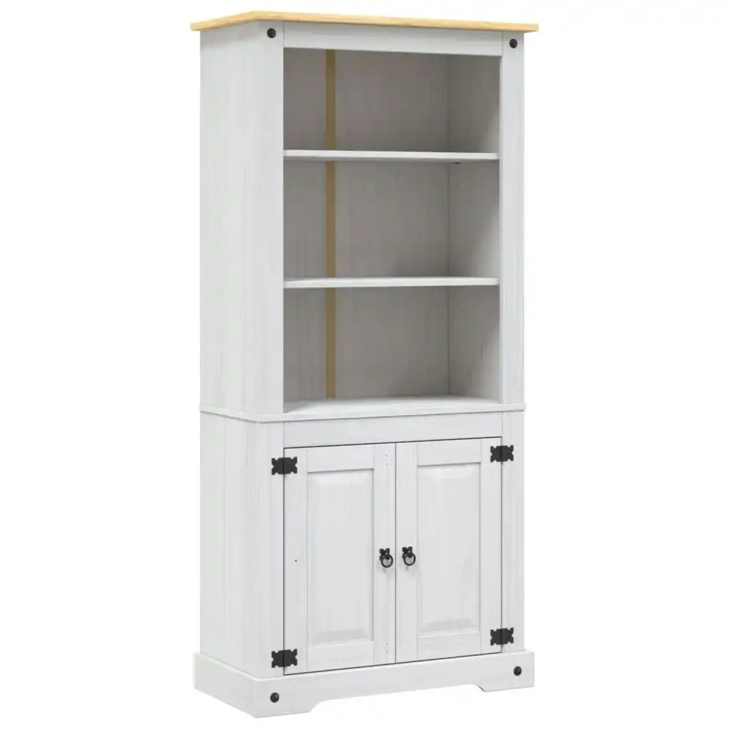 Cupboard Mexican Pine Corona Range White 80x40x170 cm 282624