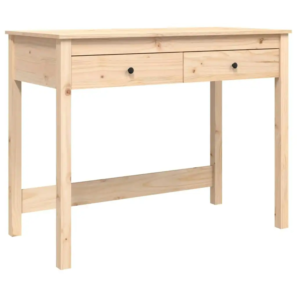 Desk with Drawers 100x50x78 cm Solid Wood Pine 824643