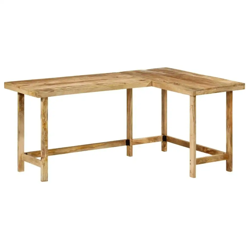 Desk 165x110x75 cm Solid Wood Mango 353334