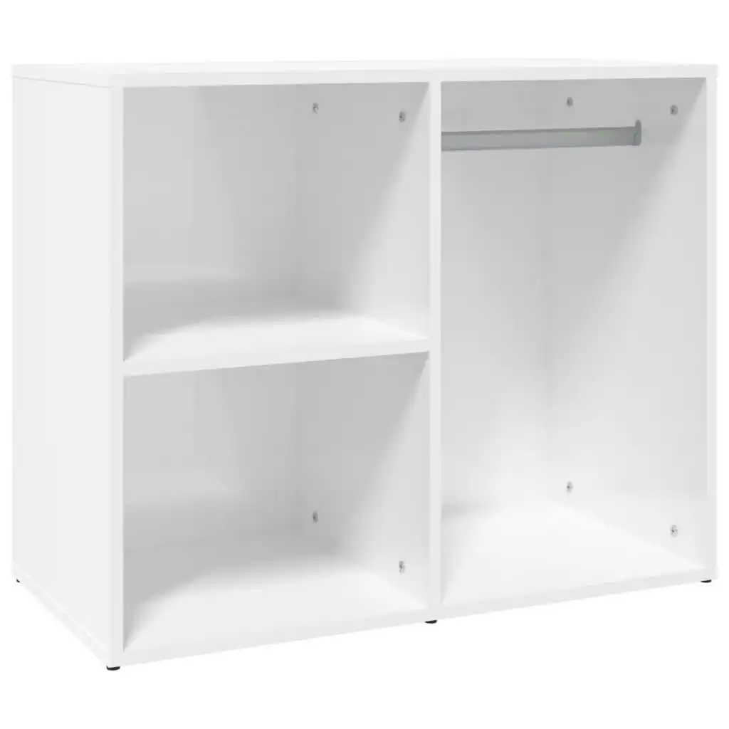 Dressing Cabinet High Gloss White 80x40x65 cm Engineered Wood 808852