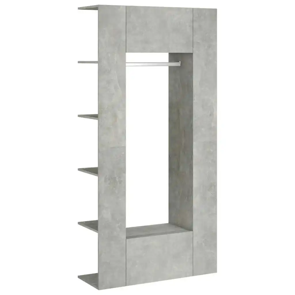 Hallway Cabinets 2 pcs Concrete Grey Engineered Wood 3082039