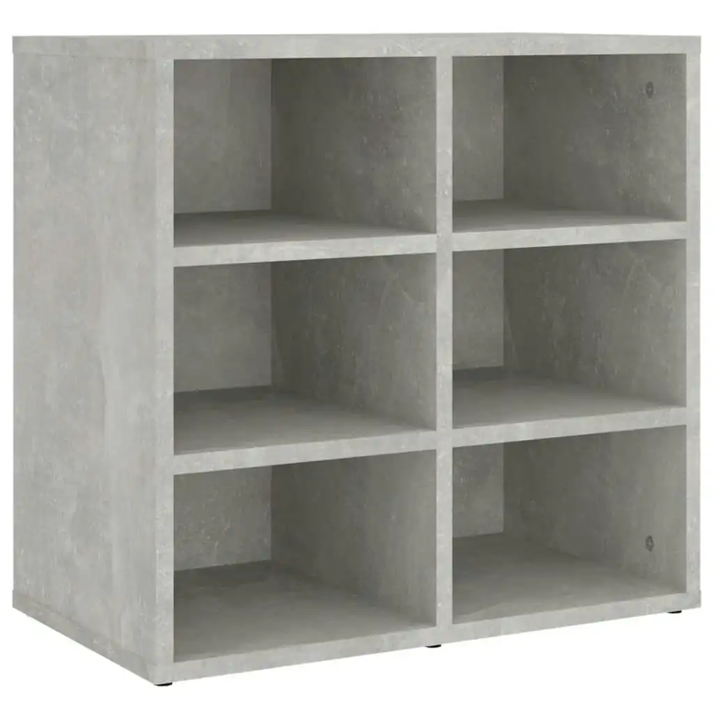 Shoe Cabinet Concrete Grey 52.5x30x50 cm 808692