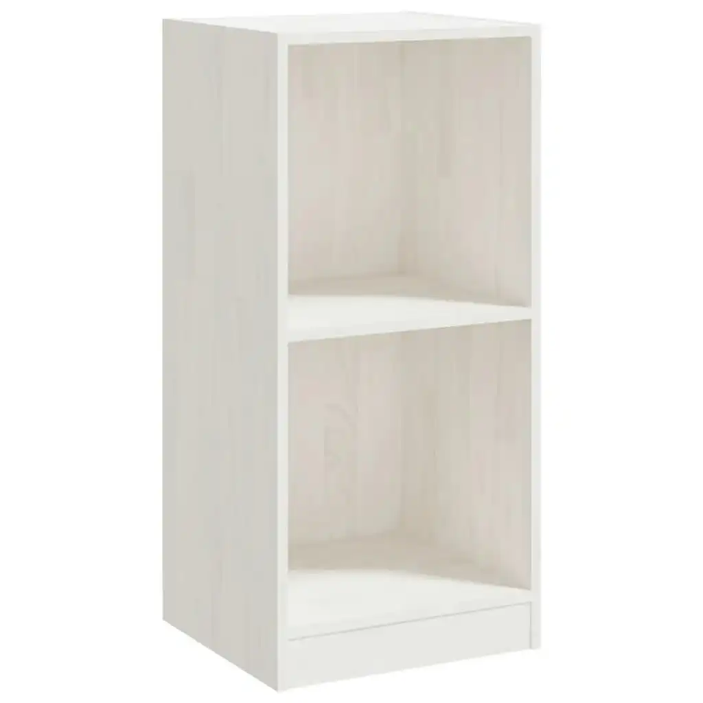 Side Cabinet White 35.5x33.5x76 cm Solid Pinewood 809931