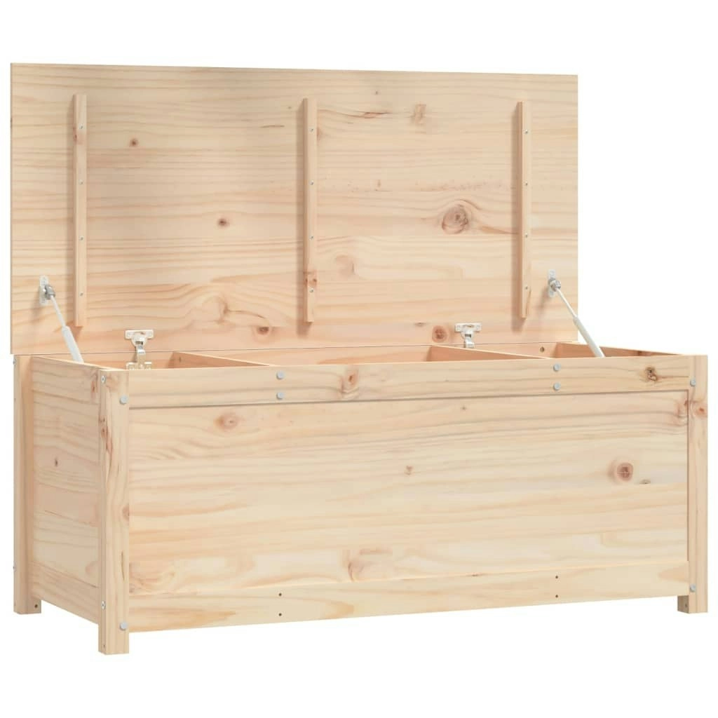 Storage Box 110x50x45.5 cm Solid Wood Pine 823539