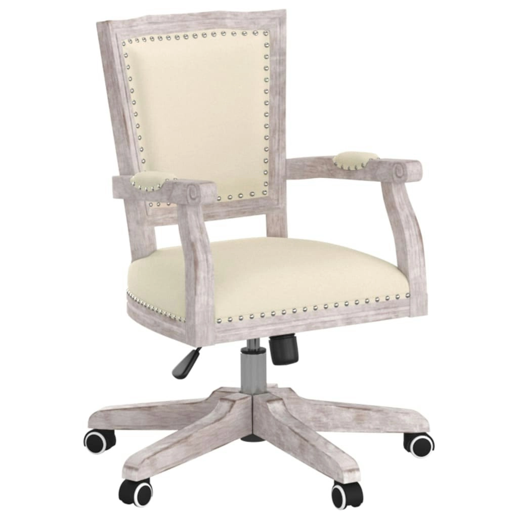 Swivel Office Chair Linen 344478