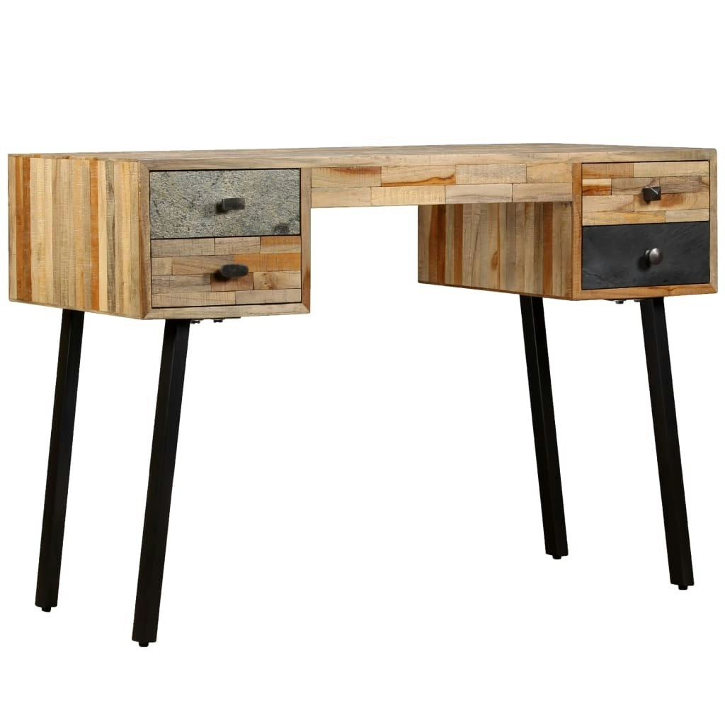 Writing Desk 110x50x76 cm Solid Reclaimed Teak 245402