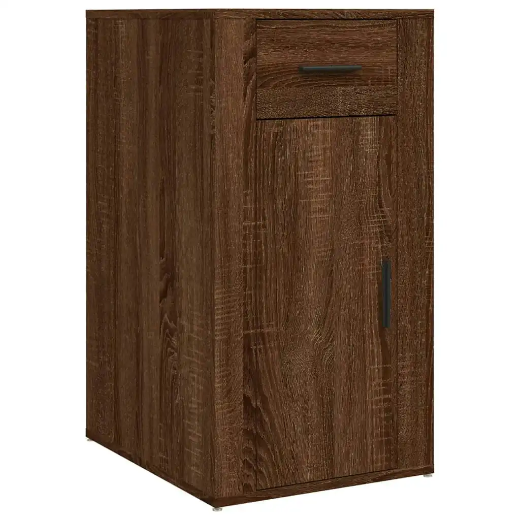 Desk Cabinet Brown Oak 40x49x75 cm Engineered Wood 816799