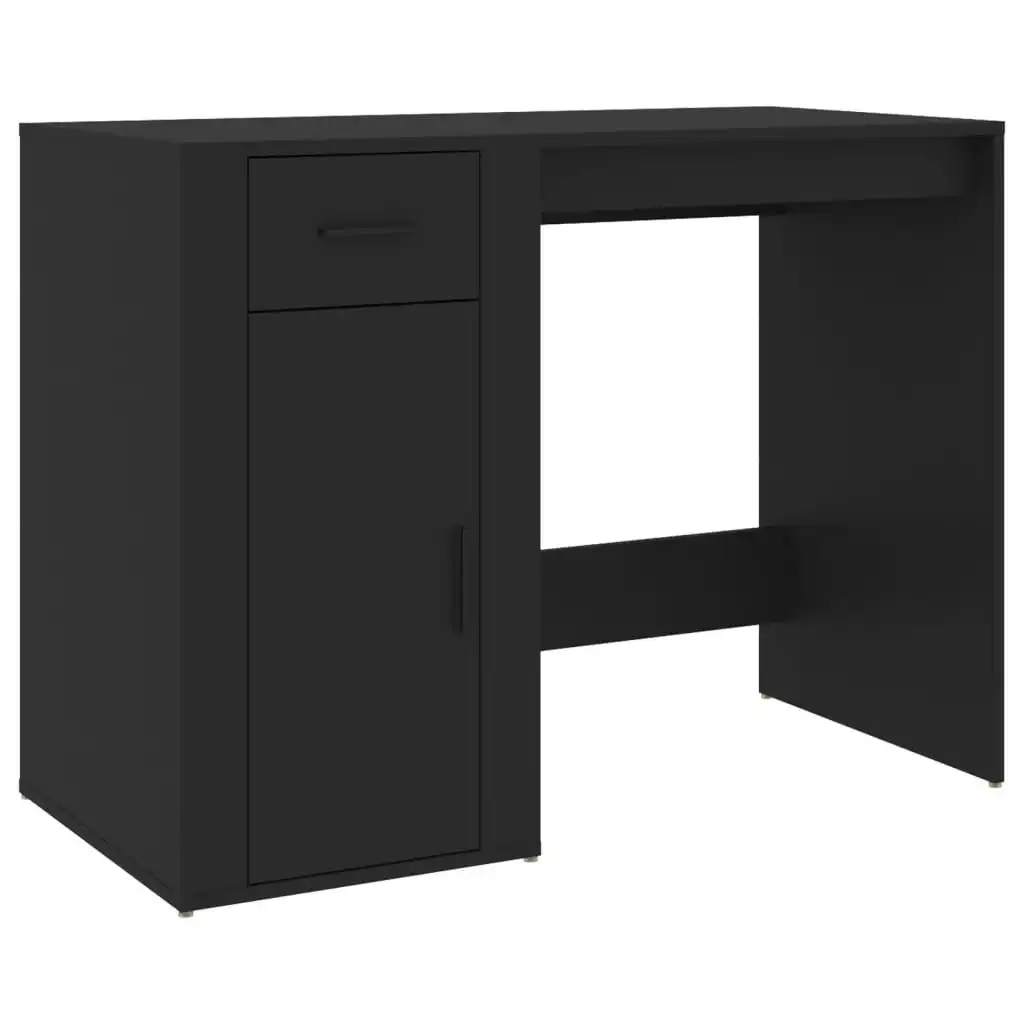 Desk Black 100x49x75 cm Engineered Wood 816785