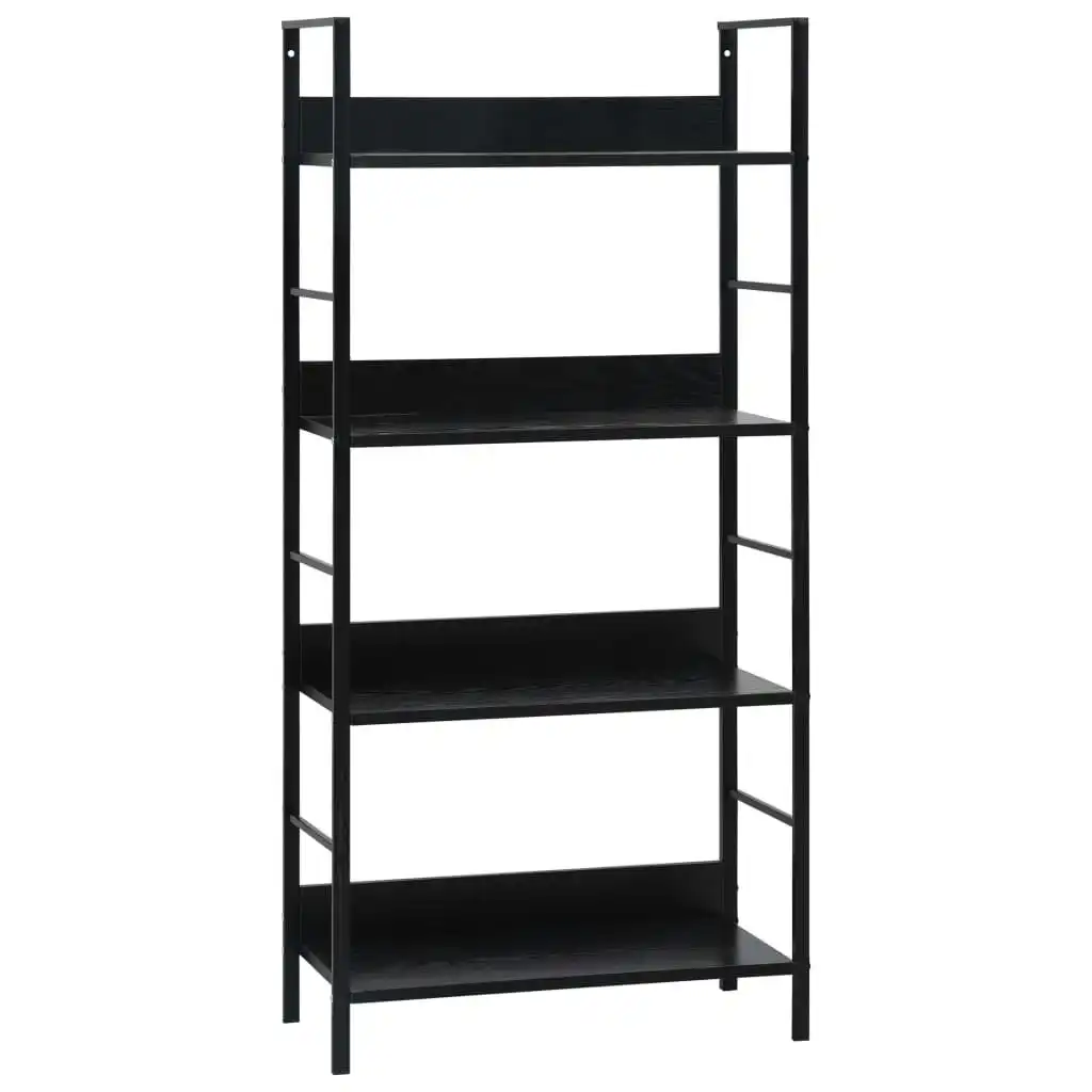 4-Layer Book Shelf Black 60x27.6x124.5 cm Engineered Wood 288222