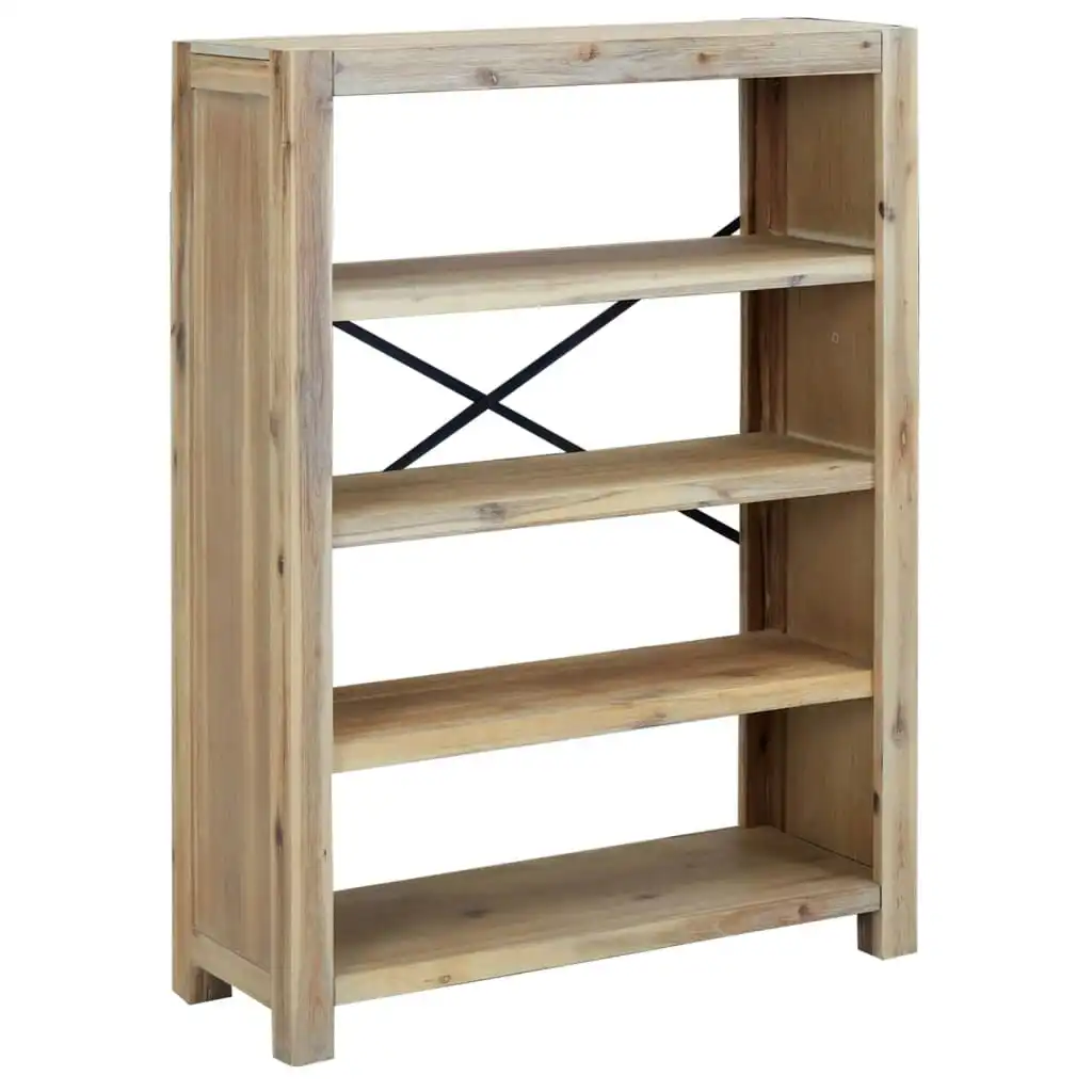 4-Tier Bookcase 80x30x110 cm Solid Wood Acacia 345085