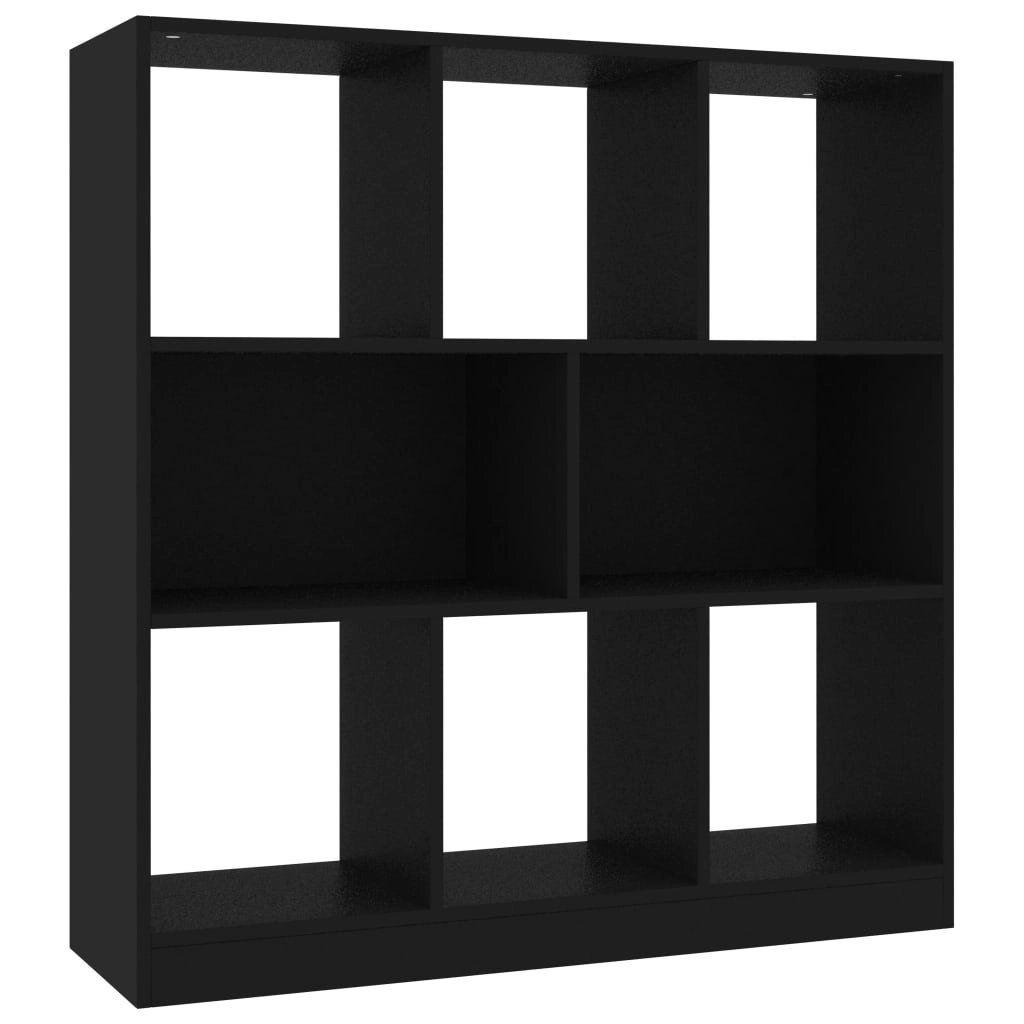 Book Cabinet Black 97.5x29.5x100 cm Engineered Wood 800172