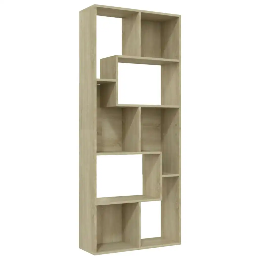 Book Cabinet Sonoma Oak 67x24x161 cm Engineered Wood 801880