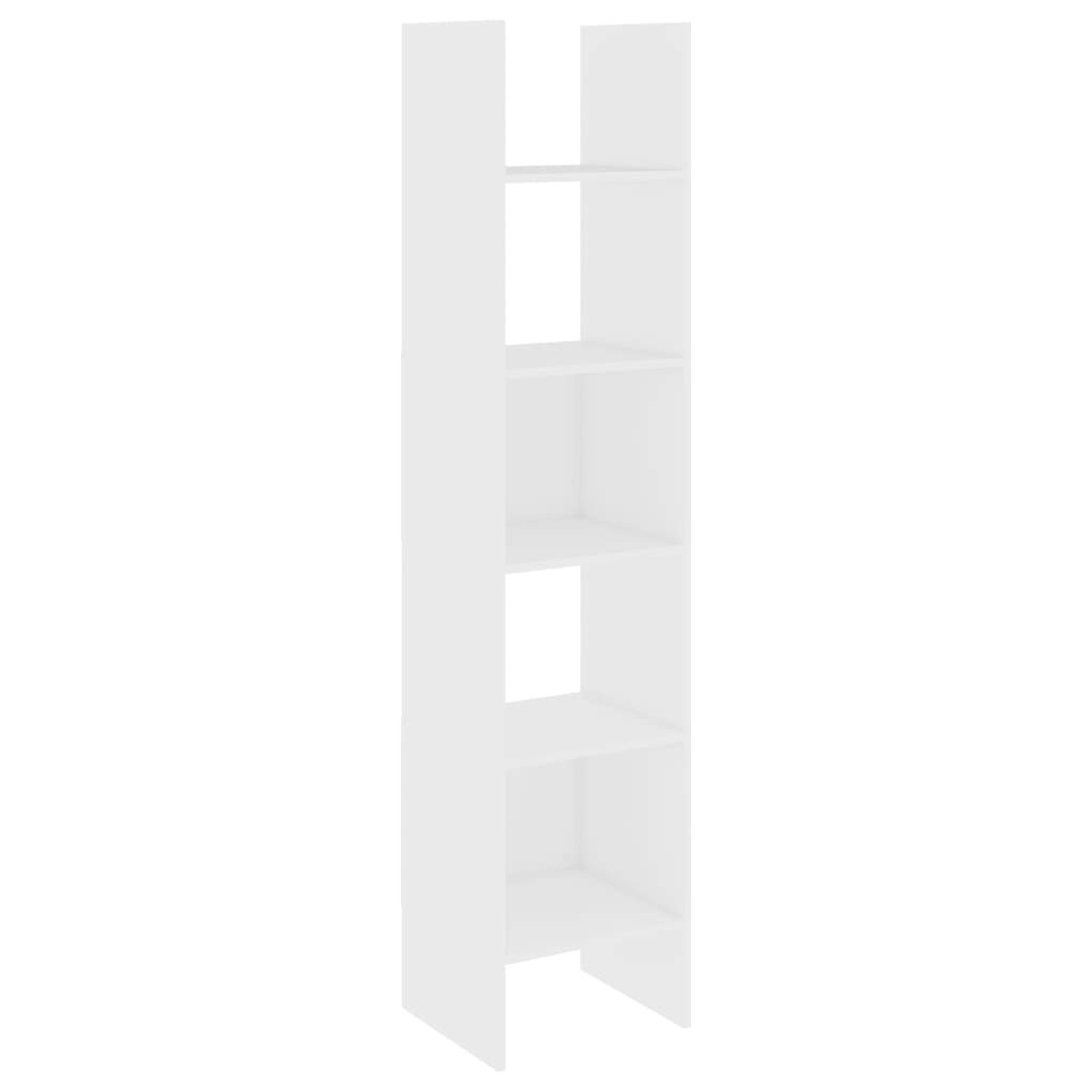 Book Cabinet White 40x35x180 cm Engineered Wood 803398