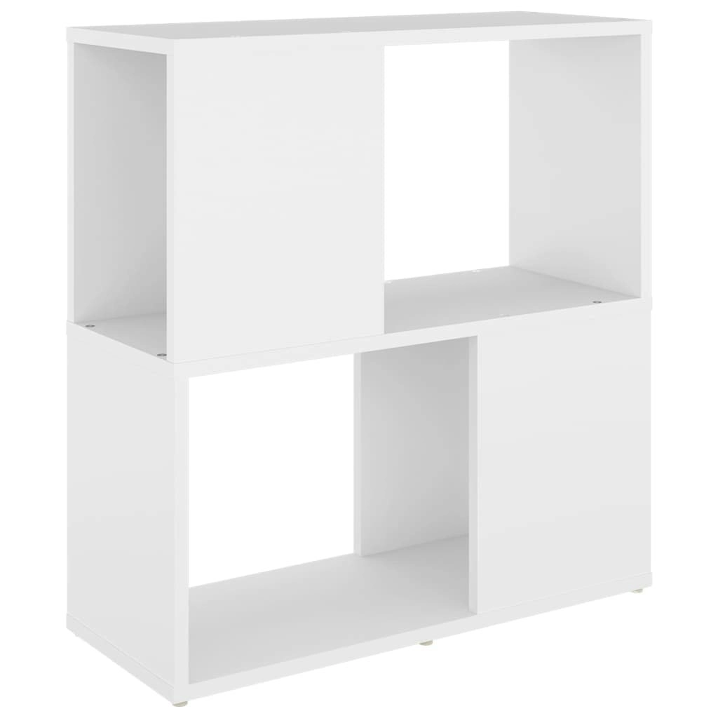 Book Cabinet White 60x24x63 cm Engineered Wood 809062