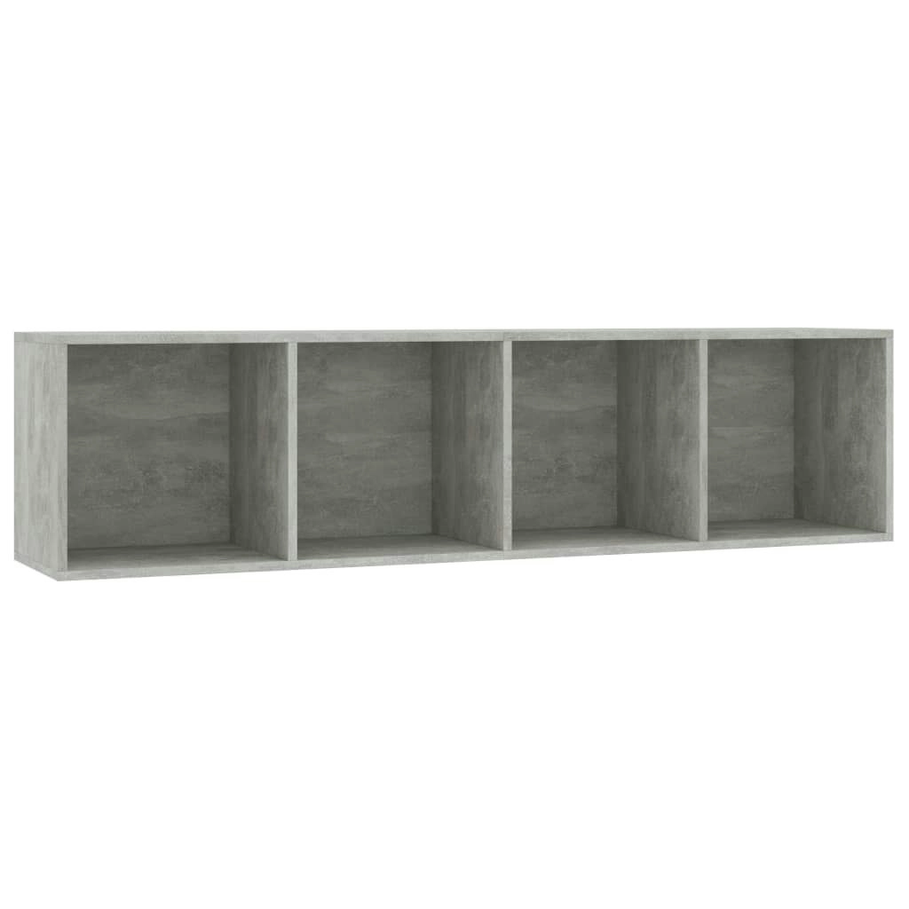 Book Cabinet/TV Cabinet Concrete Grey 143x30x36 cm 800265