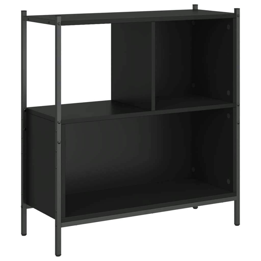 Bookcase Black 72x28x77.5 cm Engineered Wood 838878