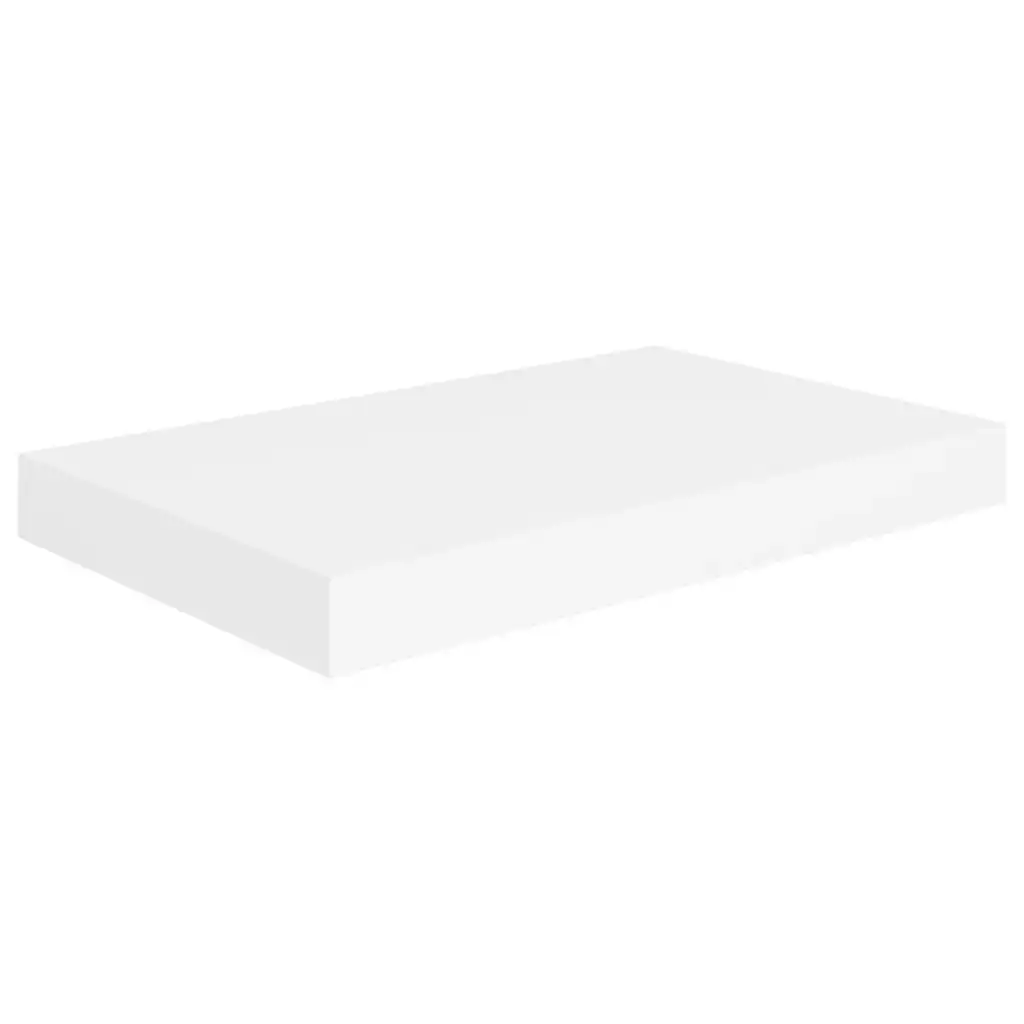 Floating Wall Shelf White 40x23x3.8 cm MDF 323805