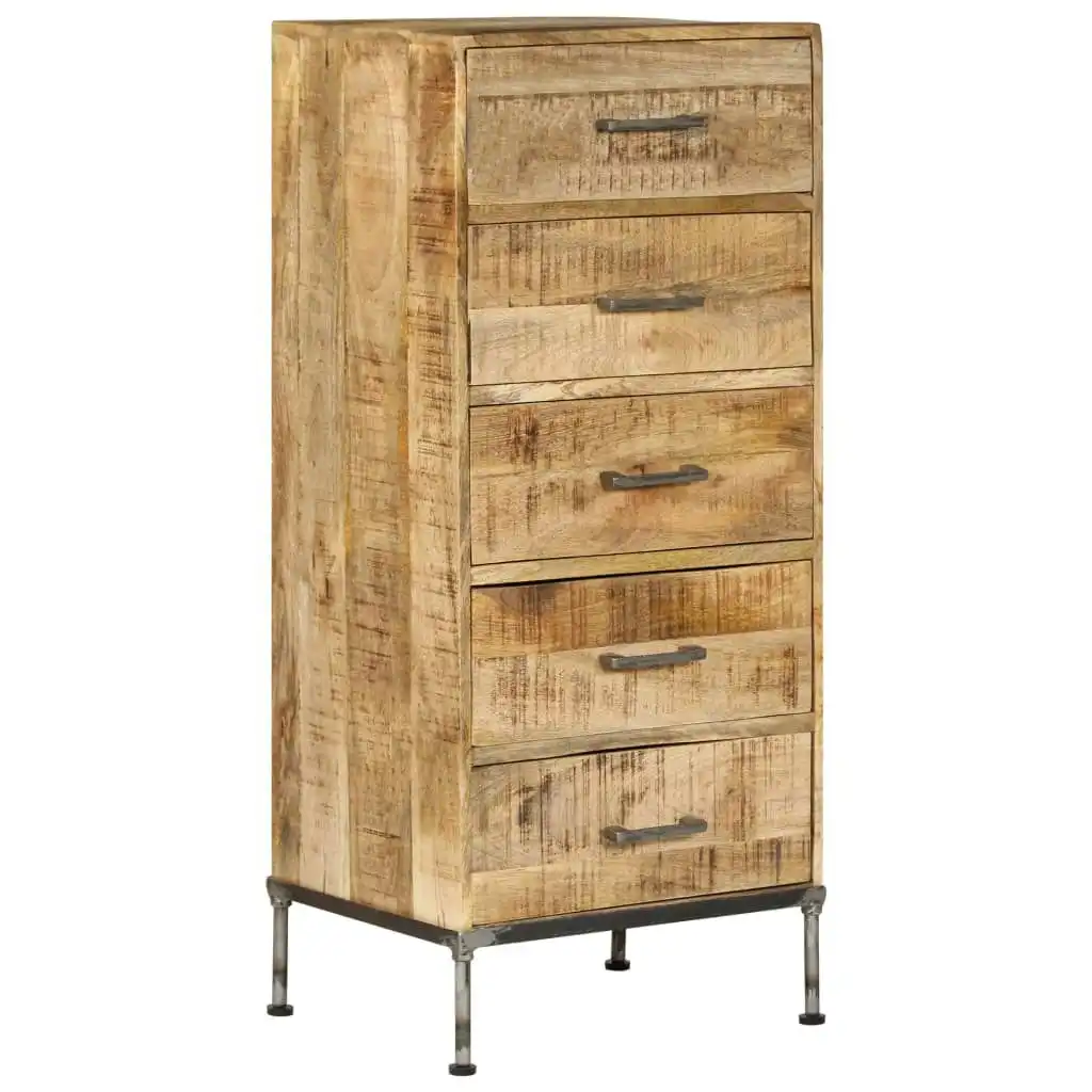 Chest of Drawers 45x35x106 cm Solid Mango Wood 247806