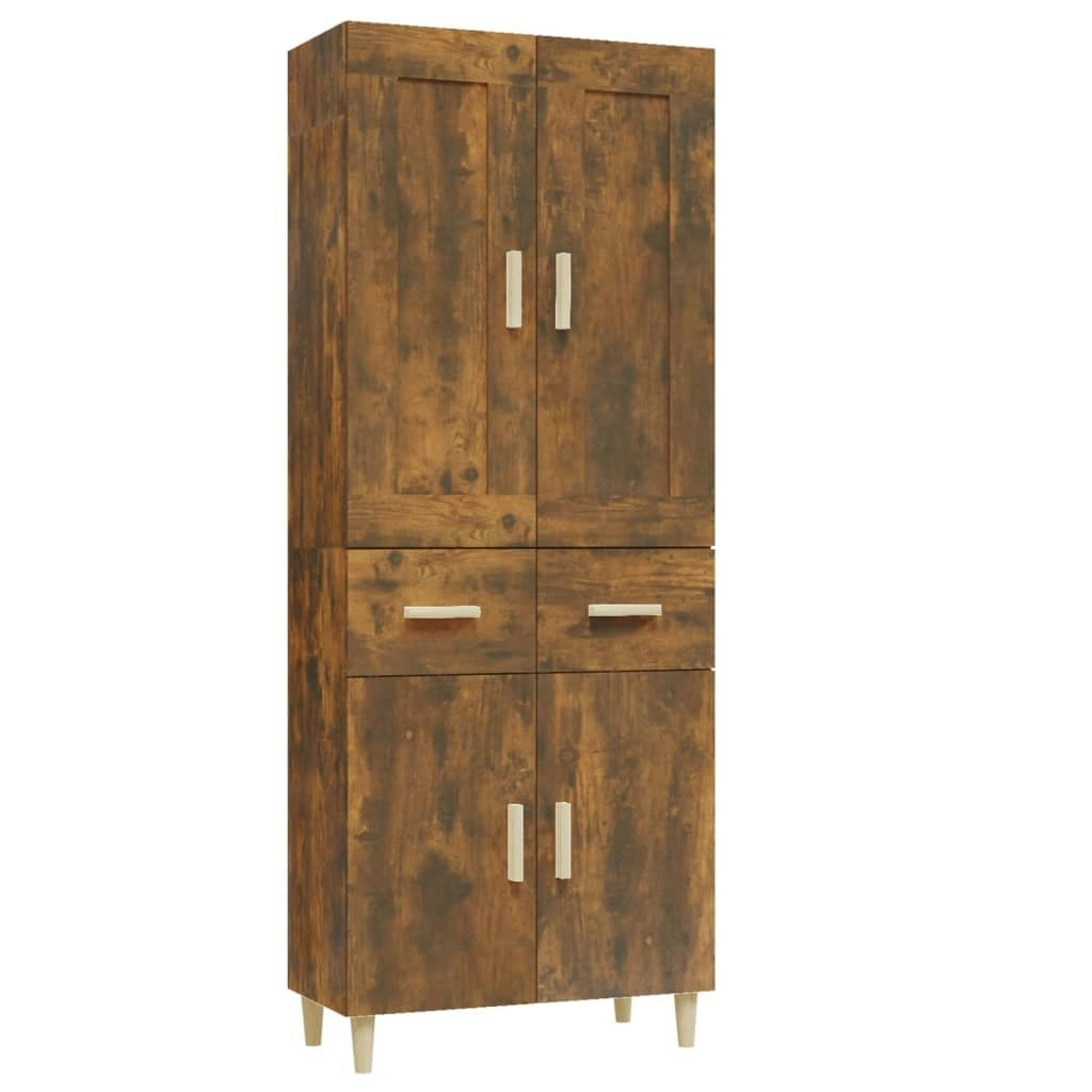 Highboard Smoked Oak Engineered Wood 3115041