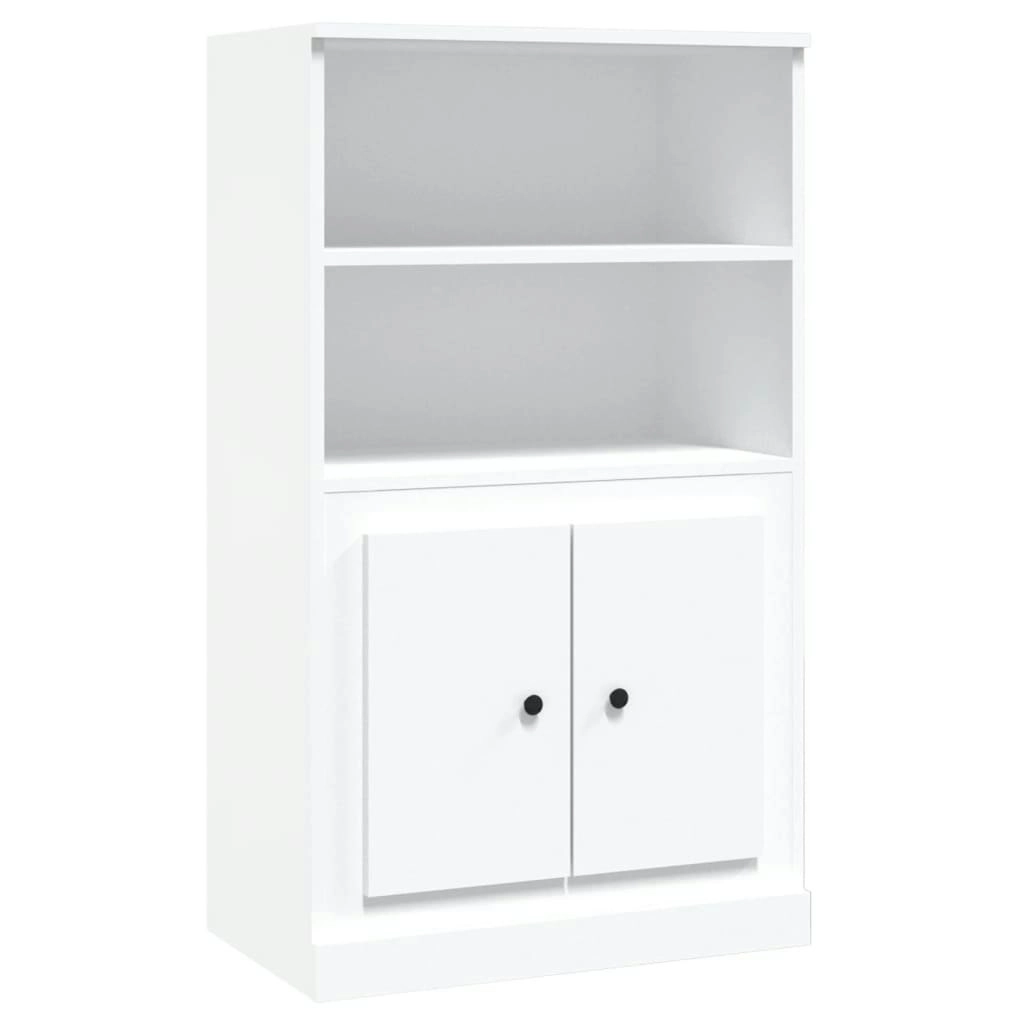 Highboard White 60x35.5x103.5 cm Engineered Wood 816312