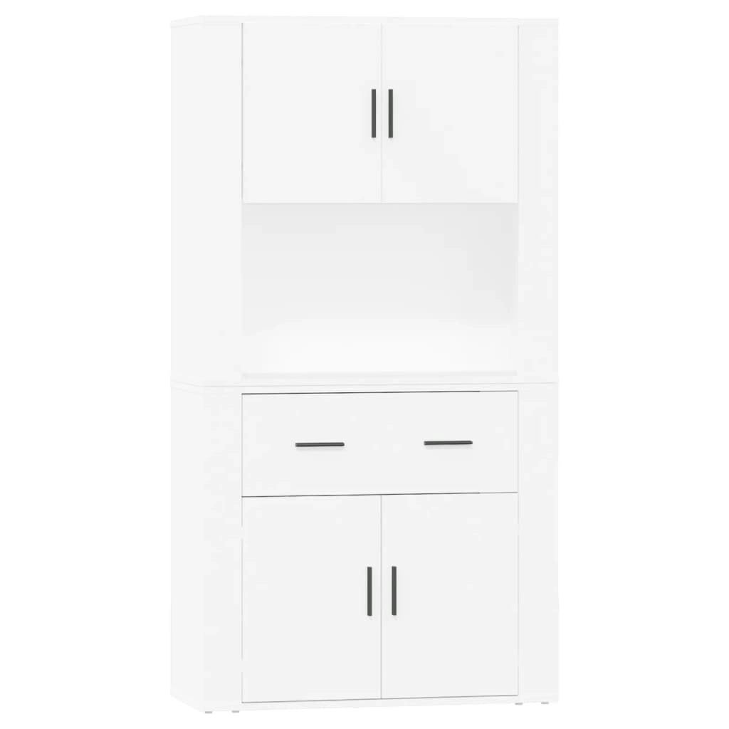 Highboard White Engineered Wood 3185367