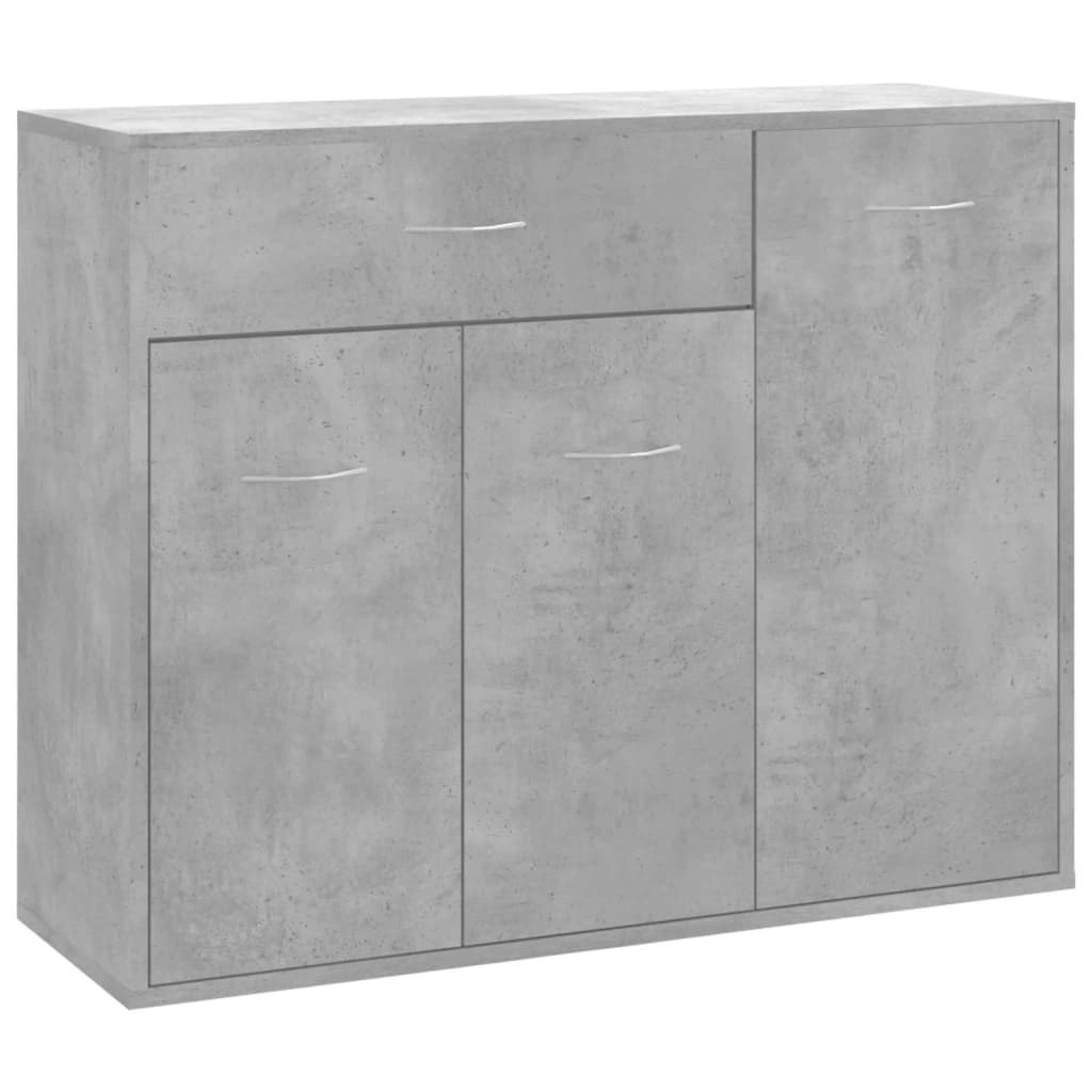 Sideboard Concrete Grey 88x30x70 cm Engineered Wood 800679