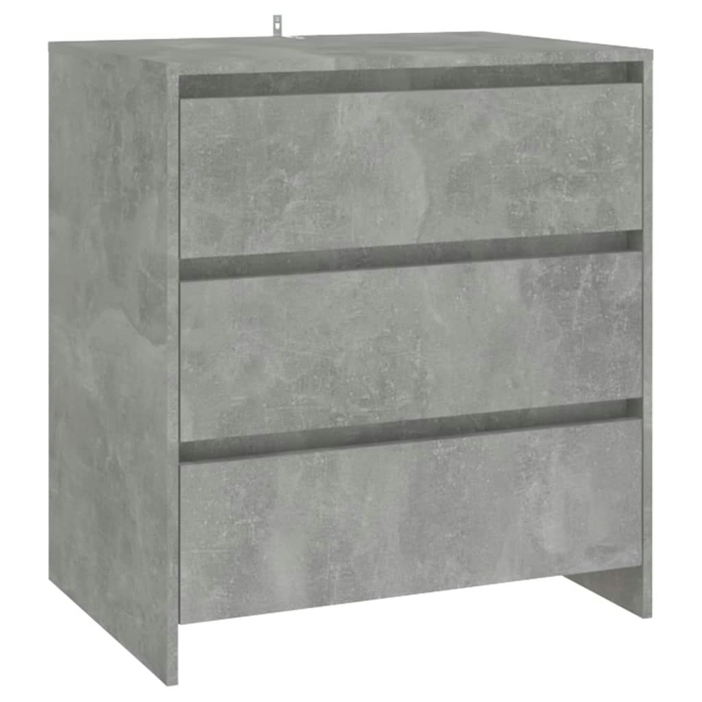 Sideboard Concrete Grey 70x41x75 cm Engineered Wood 809750