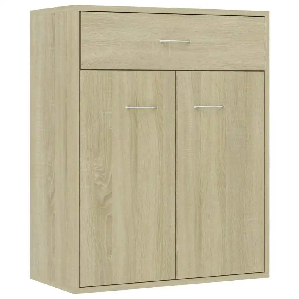 Sideboard Sonoma Oak 60x30x75 cm Engineered Wood 800714