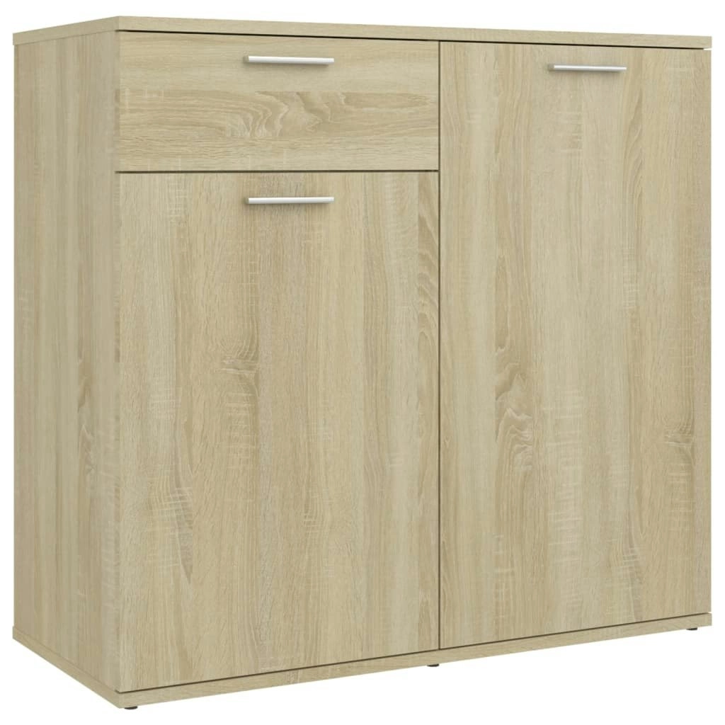 Sideboard Sonoma Oak 80x36x75 cm Engineered Wood 805773