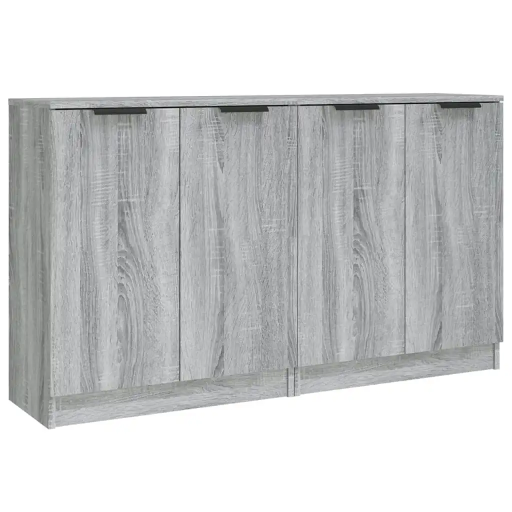 Sideboards 2 pcs Grey Sonoma 60x30x70 cm Engineered Wood 3115778