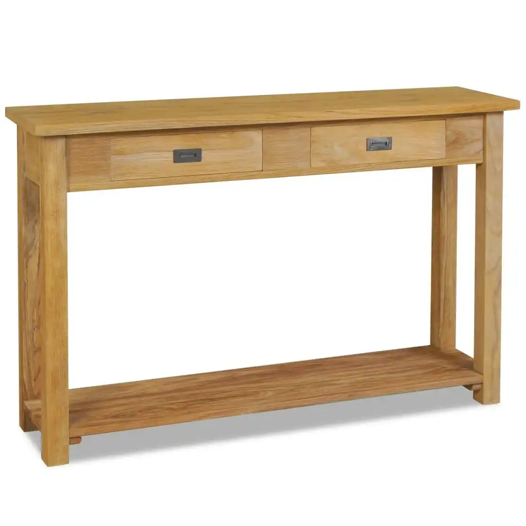 Console Table Solid Teak 120x30x80 cm 244482