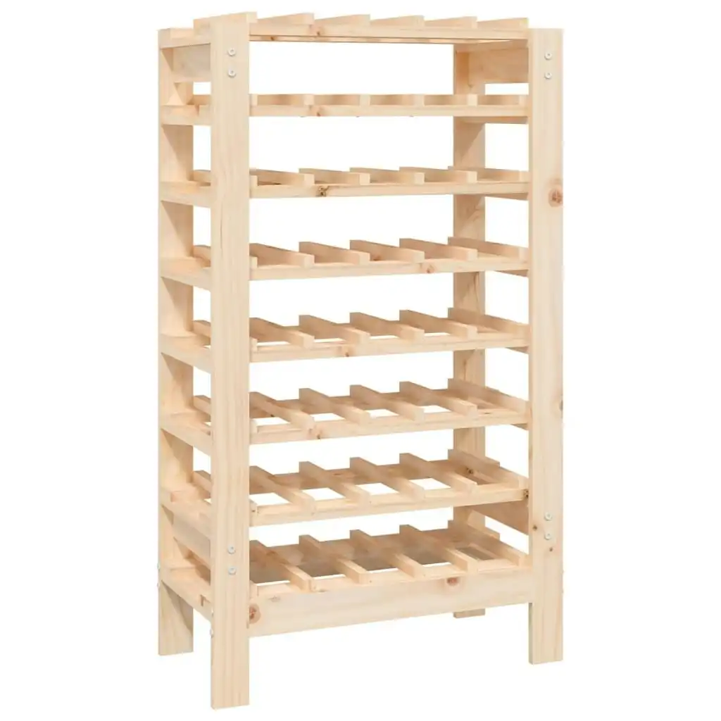 Wine Rack 61.5x30x107.5 cm Solid Wood Pine 822541