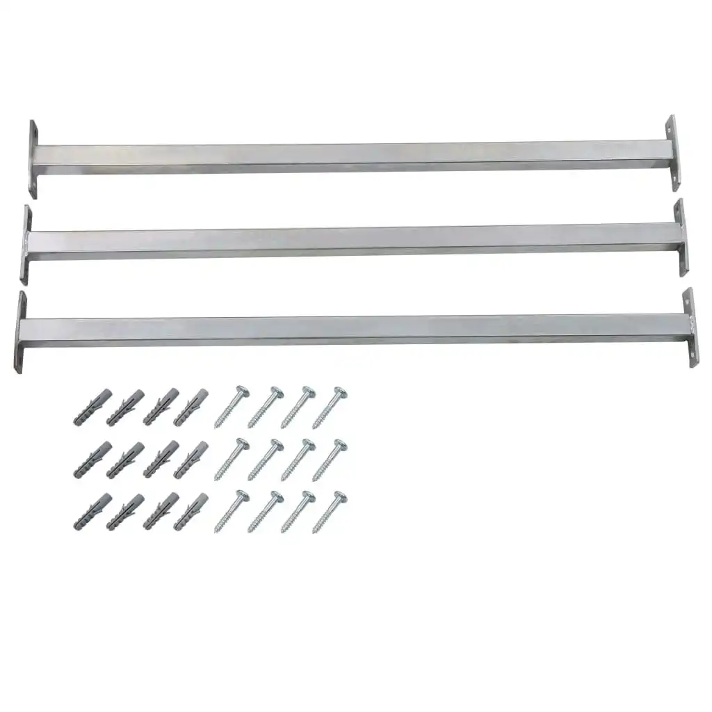 Adjustable Security Window Bars 3 pcs 710-1200 mm 144516