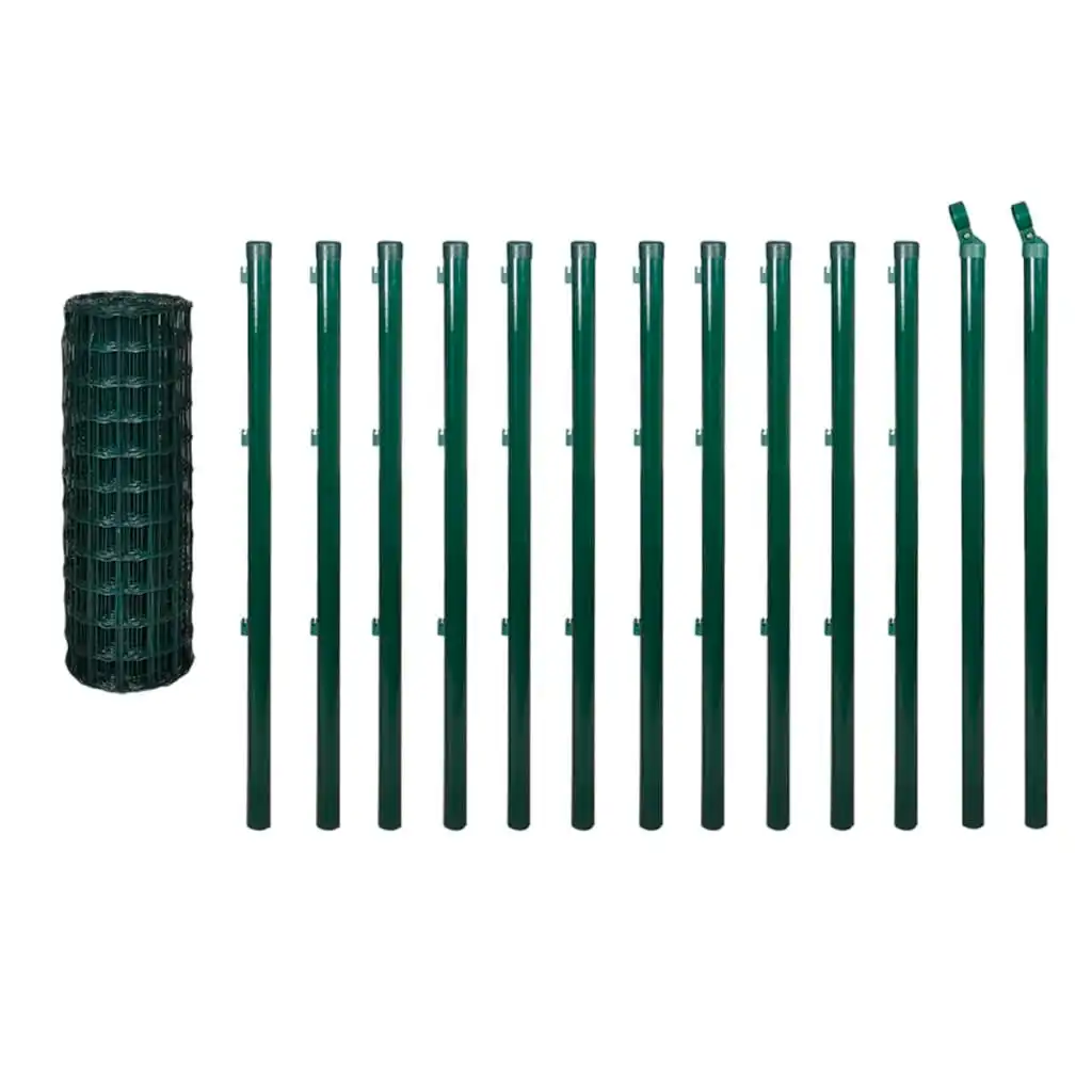 Euro Fence Steel 25x1.2 m Green 142400