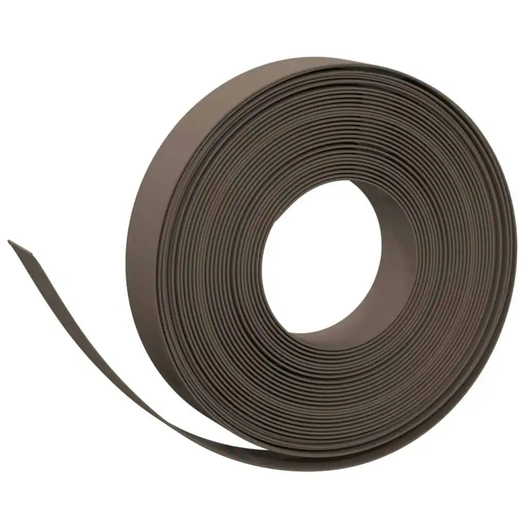 Garden Edging Brown 10 m 10 cm Polyethylene 154395