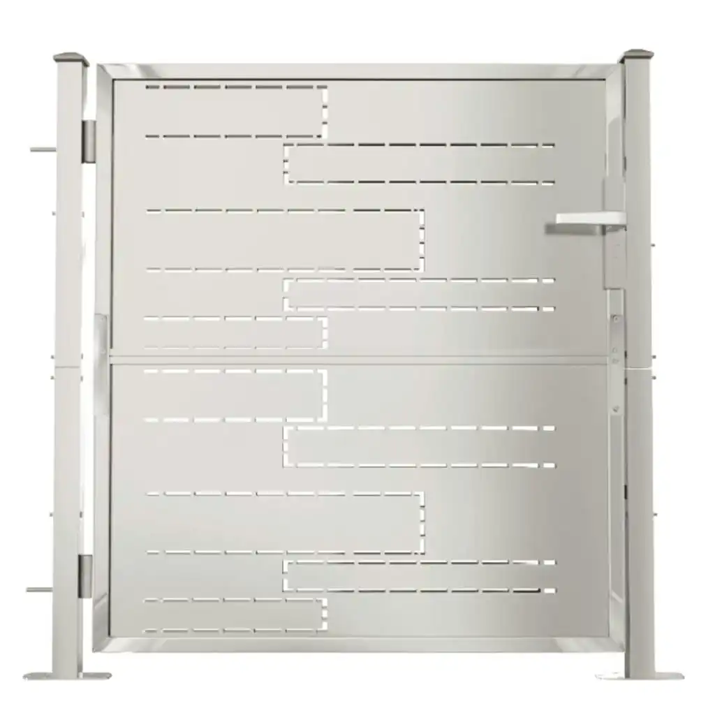 Garden Gate 100x100 cm Stainless Steel 316855