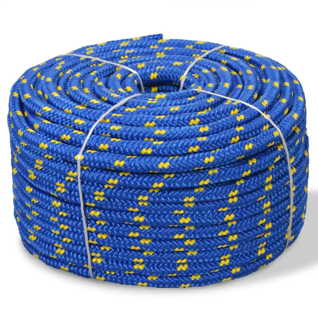 Marine Rope Polypropylene 8 mm 100 m Blue 91295