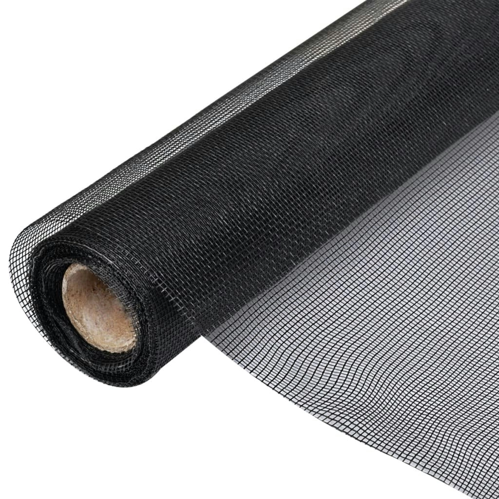 Mesh Screen Fiberglass 100x1000 cm Black 141162