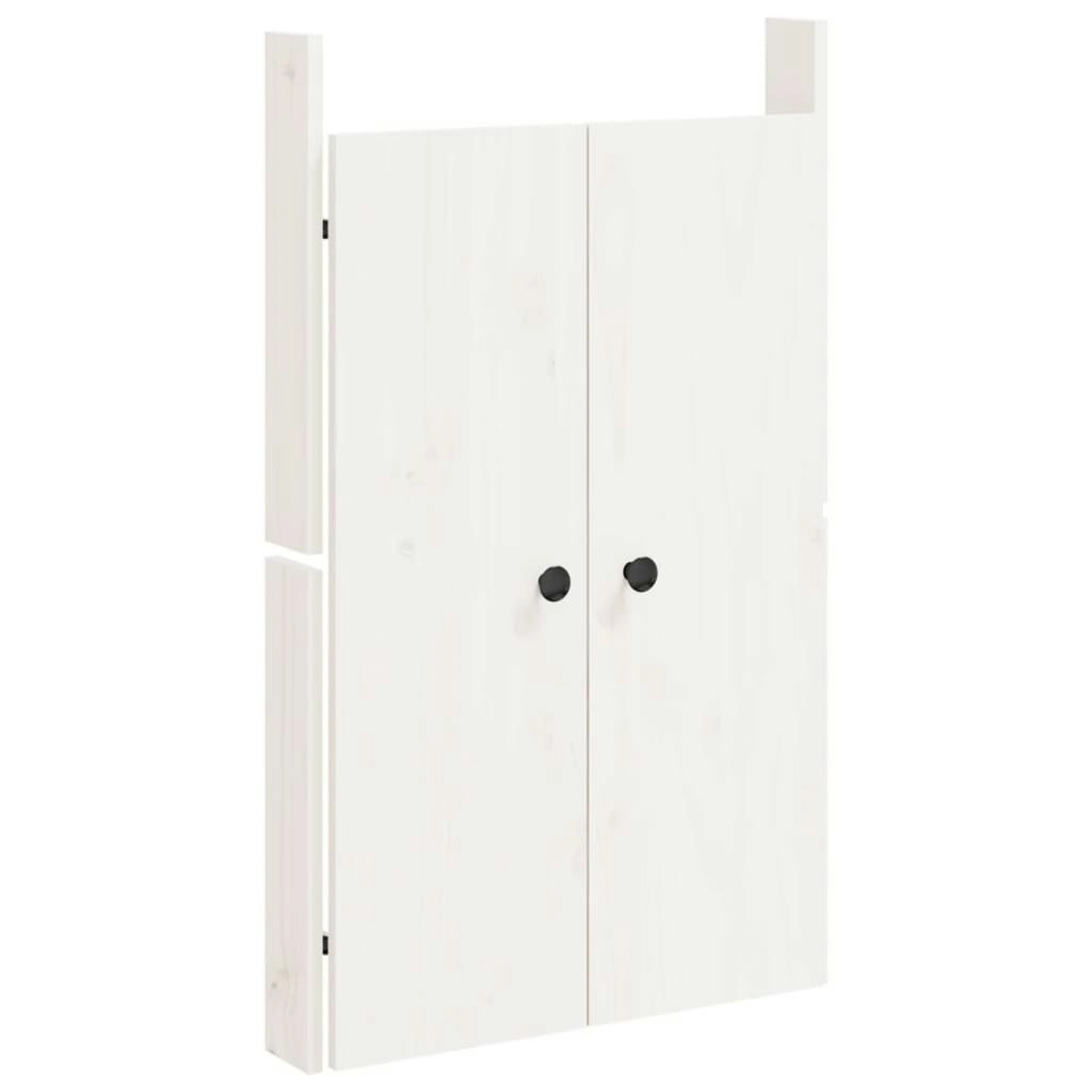 Outdoor Kitchen Doors White 50x9x82 cm Solid Wood Pine 832359