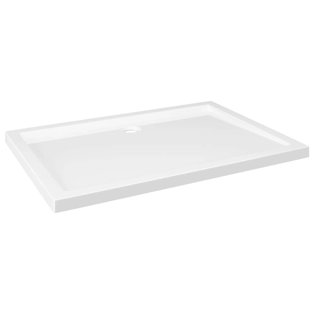 Rectangular ABS Shower Base Tray White 70x100 cm 148906