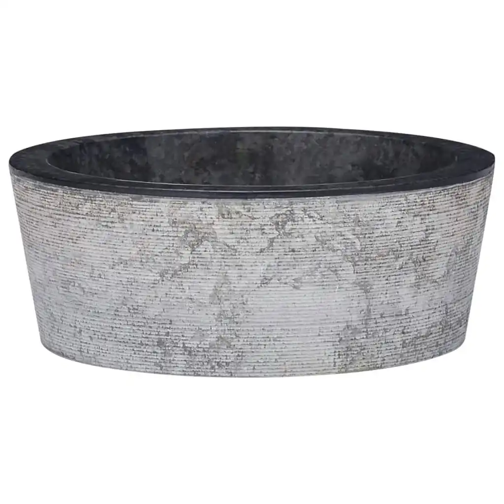 Sink Black Ã˜40x15 cm Marble 149178