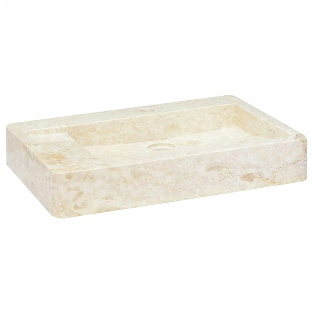 Sink Cream 58x39x10 cm Marble 149159