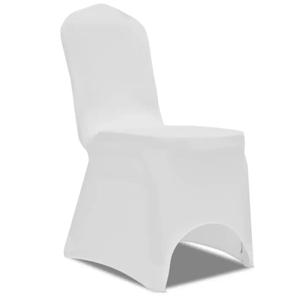 100 pcs Stretch Chair Covers White 274765