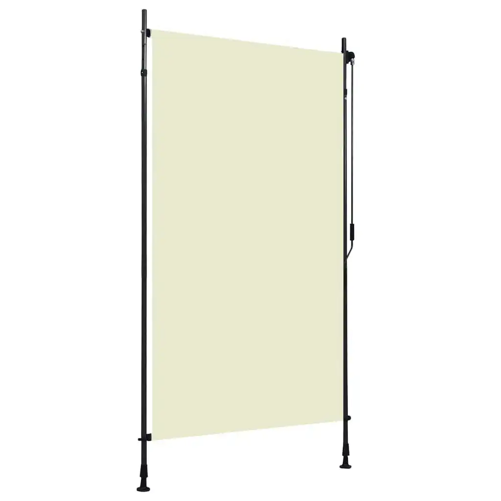 Outdoor Roller Blind 120x270 cm Cream 145940