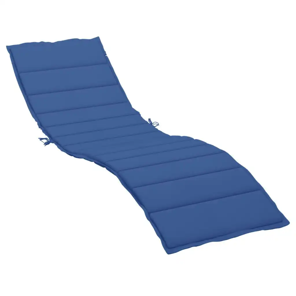 Sun Lounger Cushion Royal Blue 200x60x3cm Oxford Fabric 314213